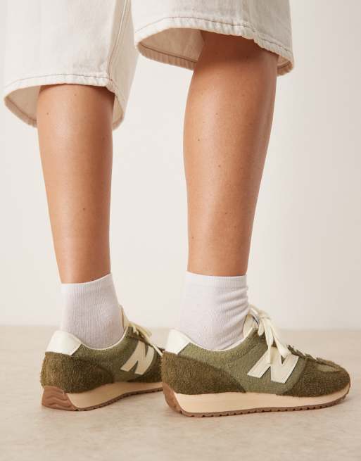 New Balance - 471 - Grønne unisex-sneakers med hvide detaljer, 5 af 5