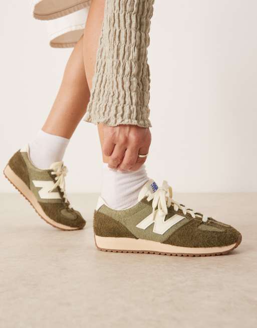 New Balance - 471 - Sneakers unisex verdi con dettagli bianchi