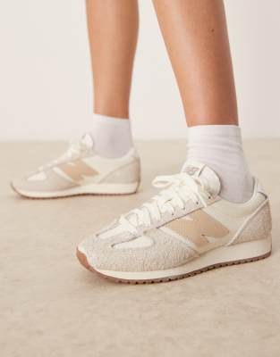  471 trainers in off - white and taupe 