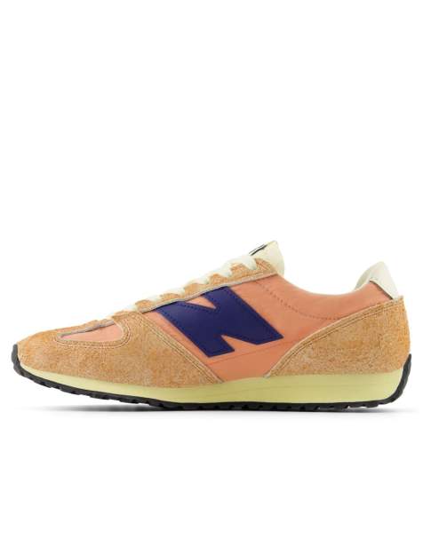 New Balance 471 trainers in orange - view 1