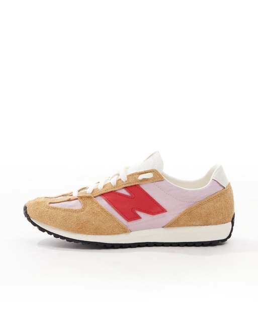 New Balance - 471 - Uniseks sneakers in bruin en roze, 2 van 5