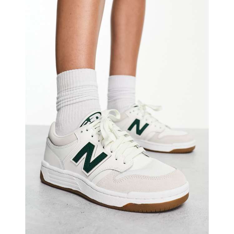 New Balance 480 Baskets Blanc cass vert ASOS