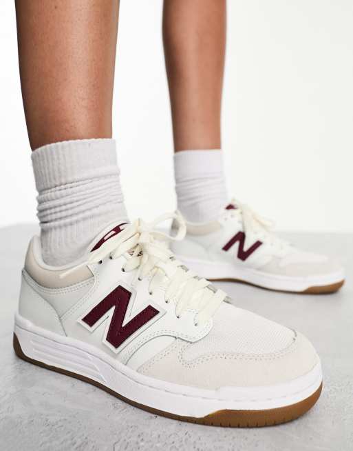 New balance bordeaux clearance et blanche