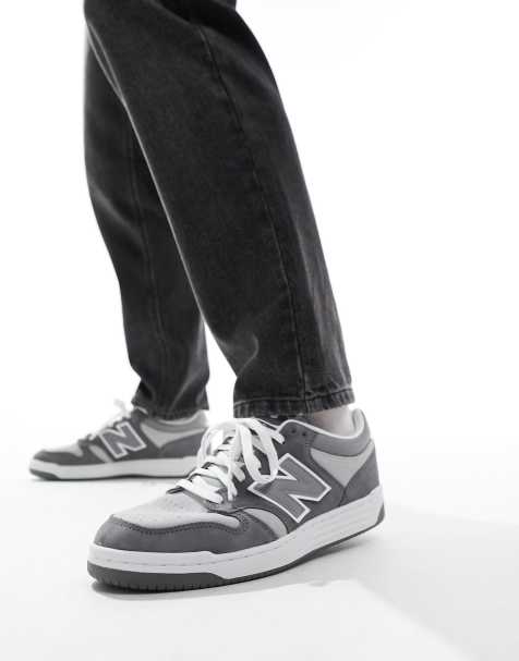 New Balance - 480 - Baskets en daim - Gris - view 1