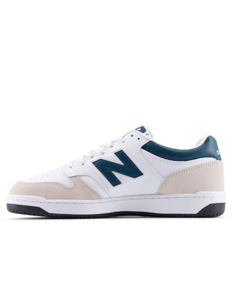 New Balance 480 l trainers in white - view 1