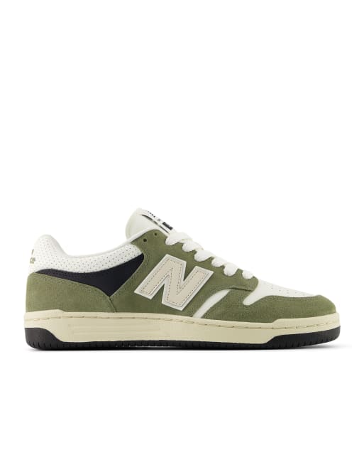 New Balance – 480 – Sneaker in dunklem Olivin