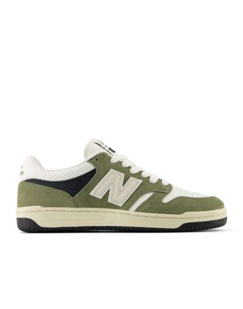New Balance – 480 – Sneaker in Olivgrün - view 1