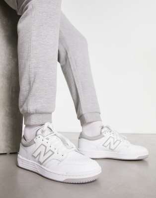 Sneaker in Weiß mit grauem Details Weiß 39.5