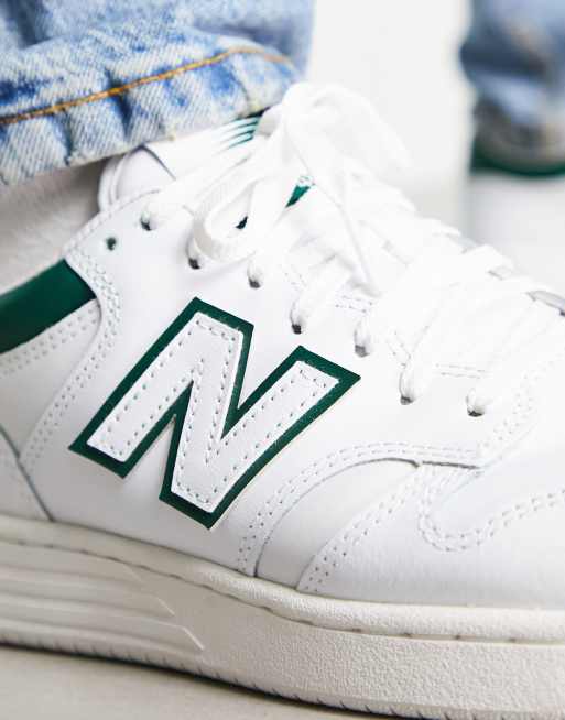 New Balance – 480 – Sneaker in Weiß und Grün, 3 von 4