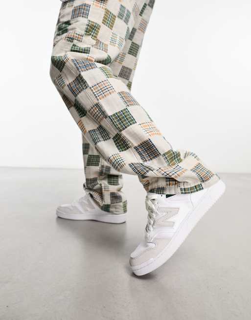 New Balance – 480 – Sneaker in Weiß und Grün, 4 von 4
