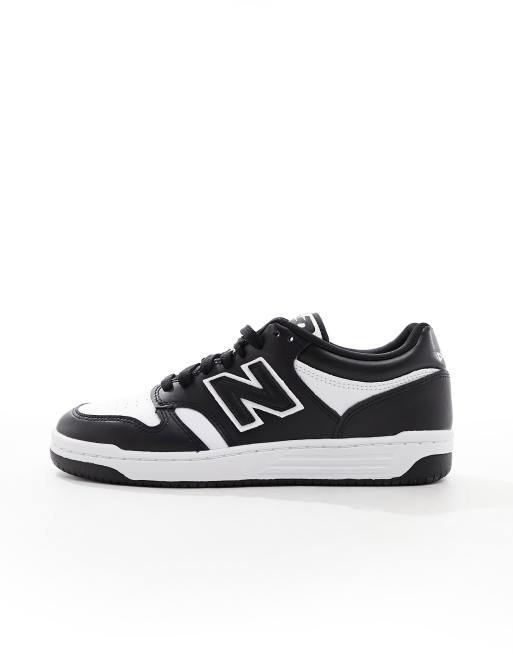 New Balance 480 sneakers in black and white ASOS