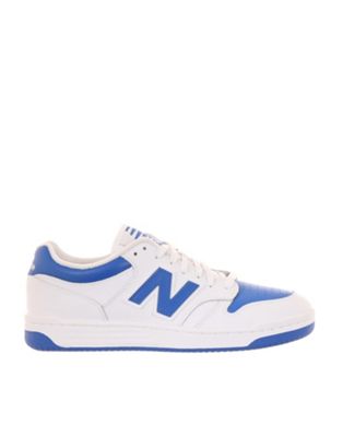 New Balance 480 sneakers in white with blue detail | ASOS