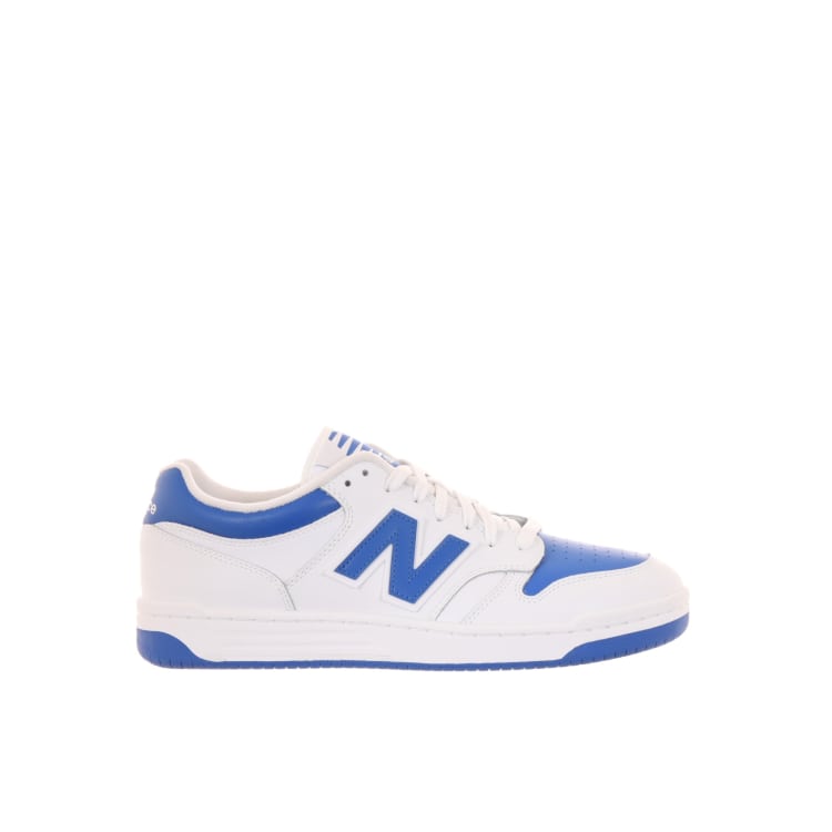 New Balance 480 sneakers in white with blue detail