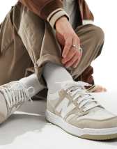 New Balance – 480 – Sneaker in Weiß und Rot