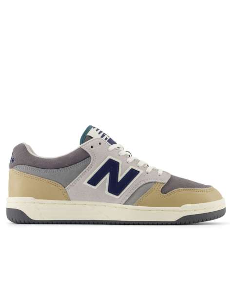 New Balance 480 trainers in grey - view 1