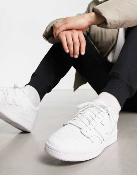 New Balance 480 trainers in white - view 1