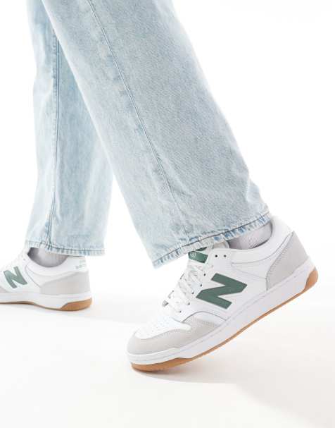 New Balance – 480L – Biało-szare buty sportowe unisex - view 1