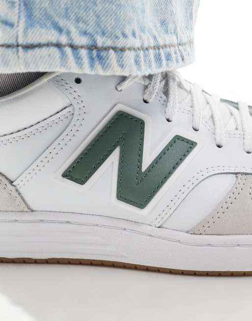 New Balance – 480L – Biało-szare buty sportowe unisex, 4 z 5
