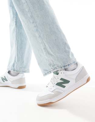 New Balance - 480L - Sneaker in Weiß und Grau