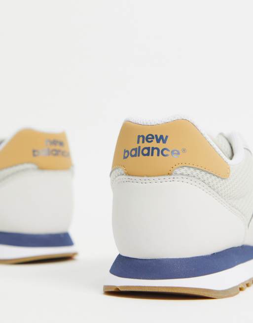 New Balance – 500 – Blekvita klassiska sneakers, 2 av 4