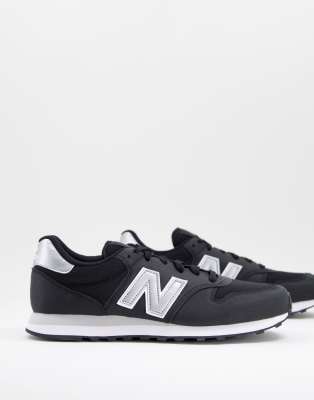 New Balance 500 Classic sneakers in black | ASOS