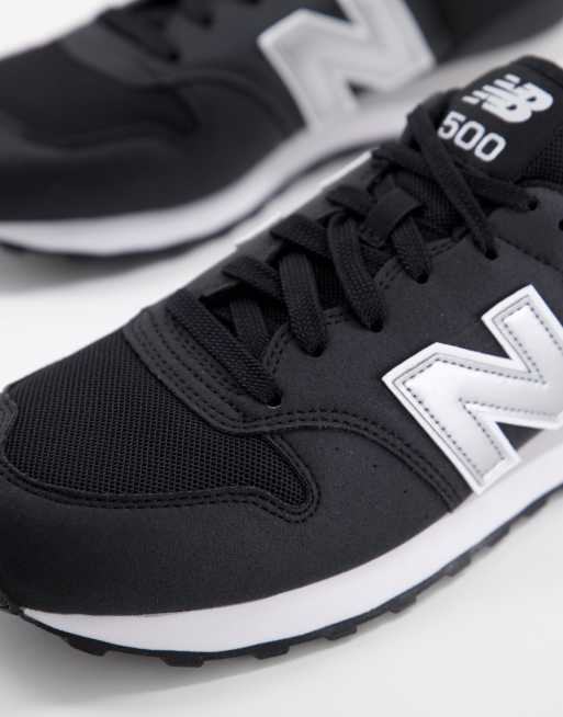 New Balance 500 Classic trainers in black