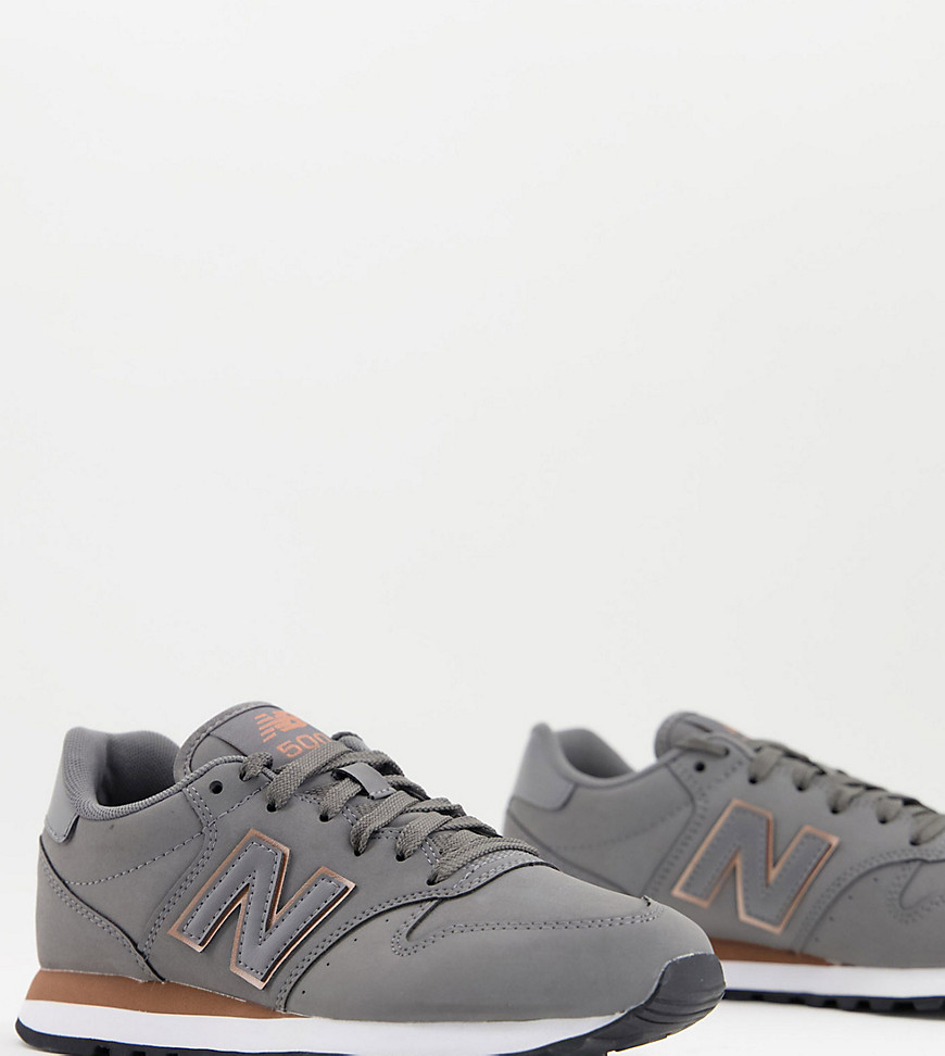 New Balance 500 Classic trainers in grey