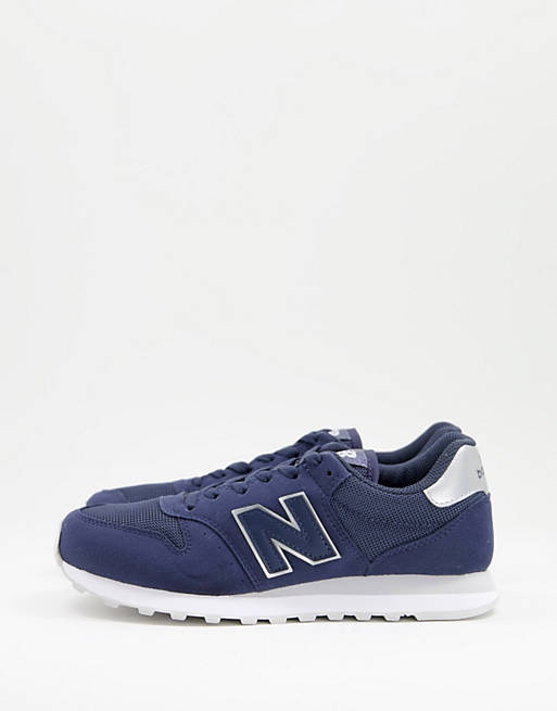 New Balance 500 Classic trainers in navy | ASOS