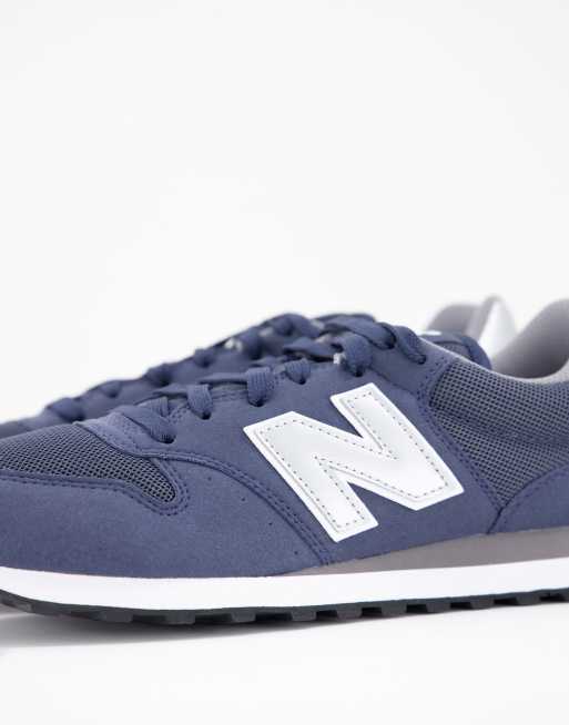 New Balance 500 Classic trainers in navy