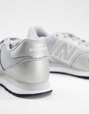 New Balance - 500 - Klassieke sneakers in zilver | ASOS