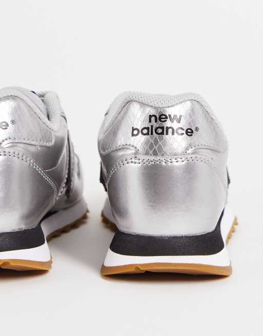 New balance 500 dames on sale zilver