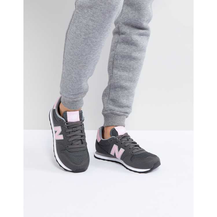 New balance outlet gray and pink