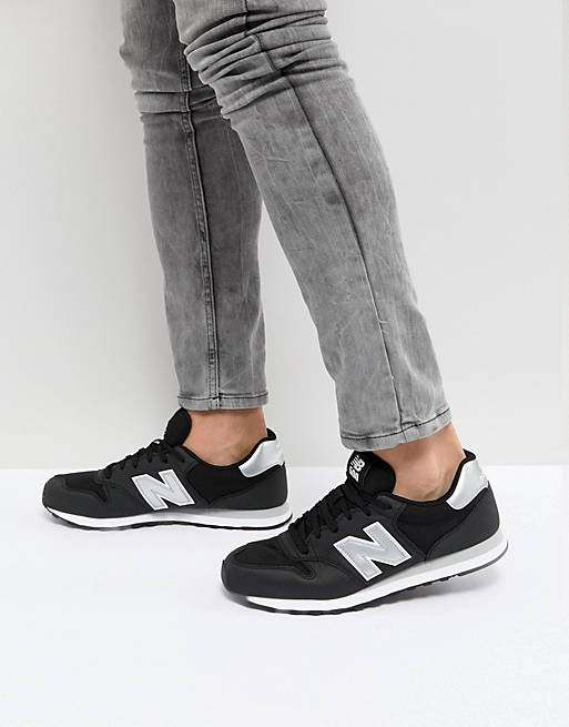 New Balance 500 Trainers In Black