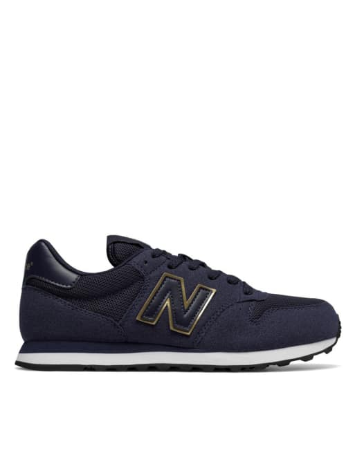 New balance womens 2025 500 trainers navy