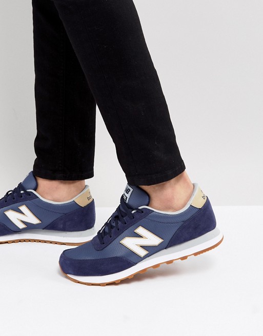 New Balance 501 Trainers In Blue | ASOS