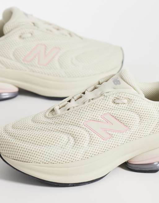 New Balance 5030 sneakers in white and pink, 4 of 5