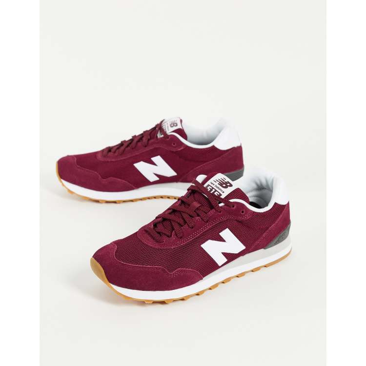 New Balance 515 Classic trainers in burgundy