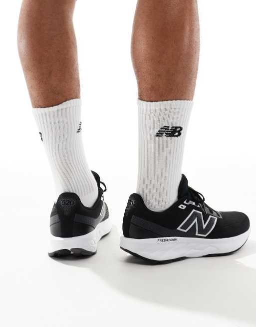 New Balance - 520 - Hardloopschoenen in zwart en wit, 3 van 5