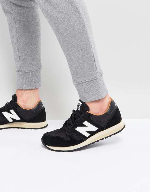 New Balance – 520 Svarta träningsskor i mocka U520BH
