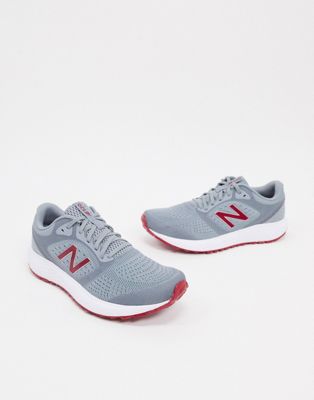 red and grey new balance
