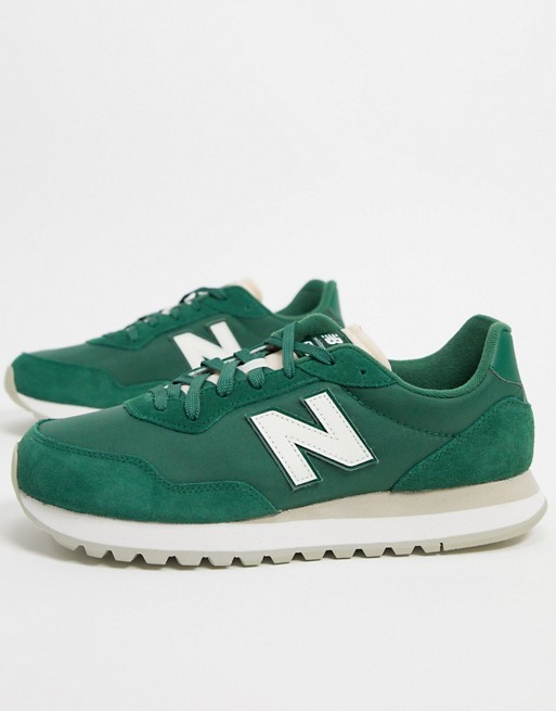 New Balance 527 trainers in forest green