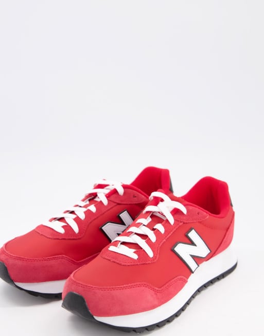 New balance store red trainers