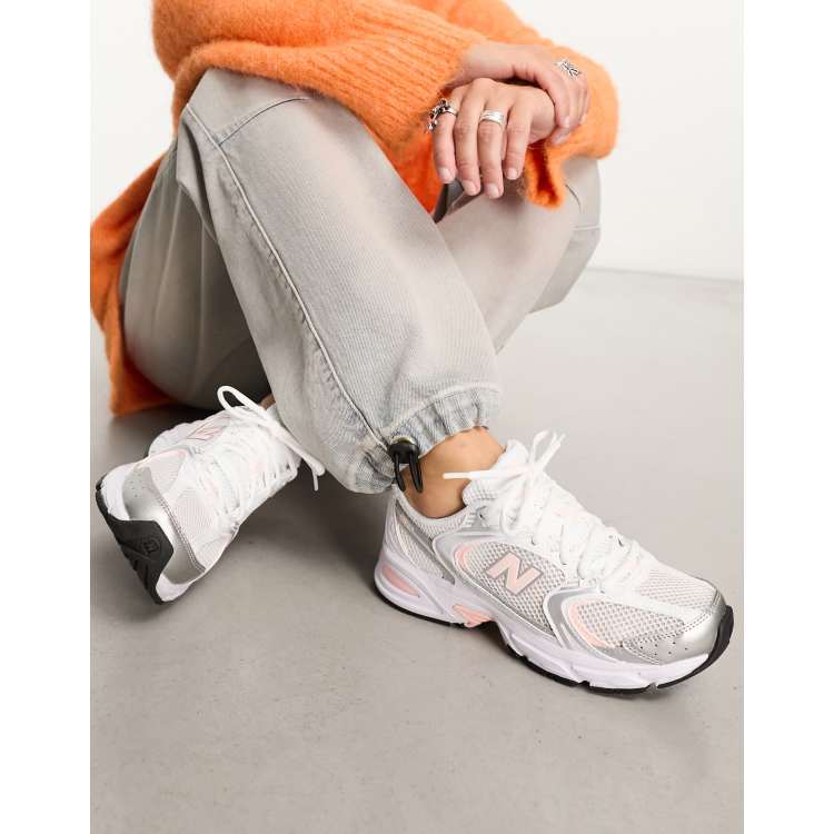 New balance 530 femme blanc outlet rose