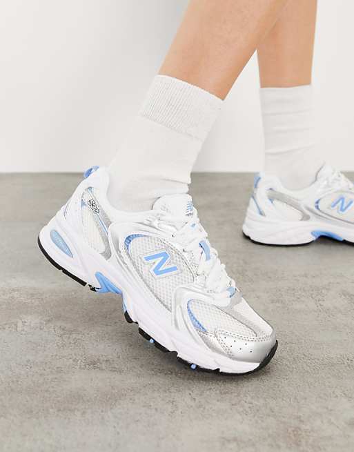 New Balance 530 - Baskets - Bleu/argenté | ASOS New Balance 530 - Baskets - Bleu/argenté | ASOS
