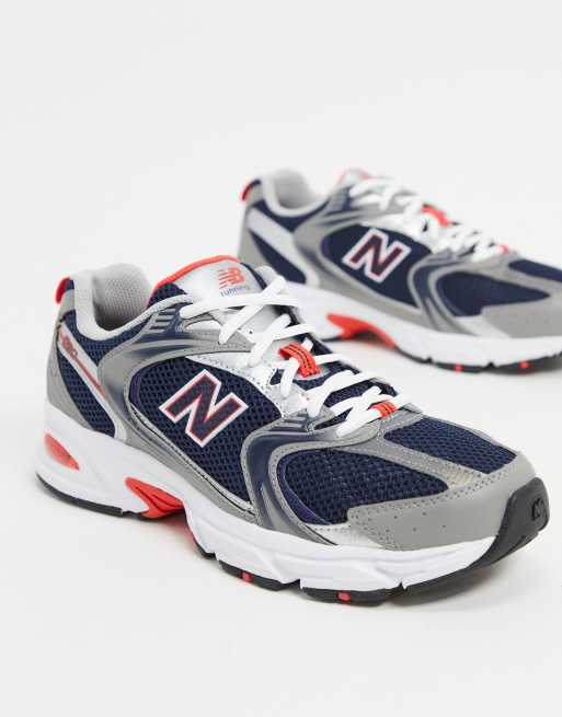 New balance bleu store marine et grise