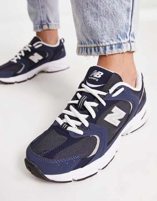 New balance bleu shop marine et argent