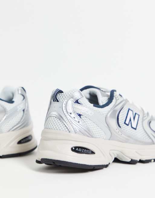 New balance bleu clearance et argent