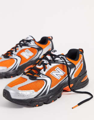 new balance orange et noir