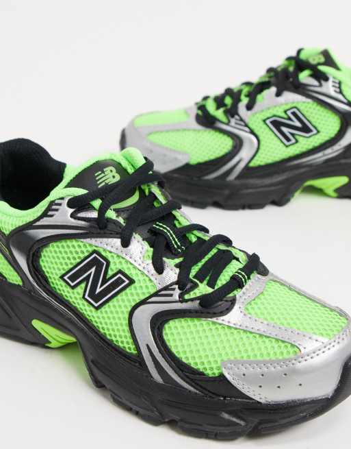 New Balance 530 Hi Viz in green ASOS