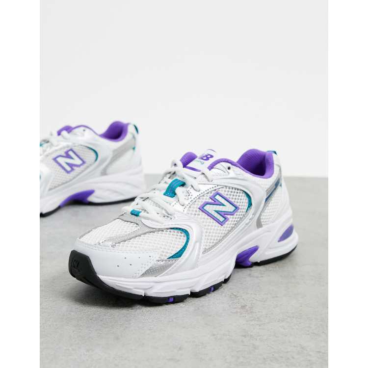 New balance hot sale 530 white purple